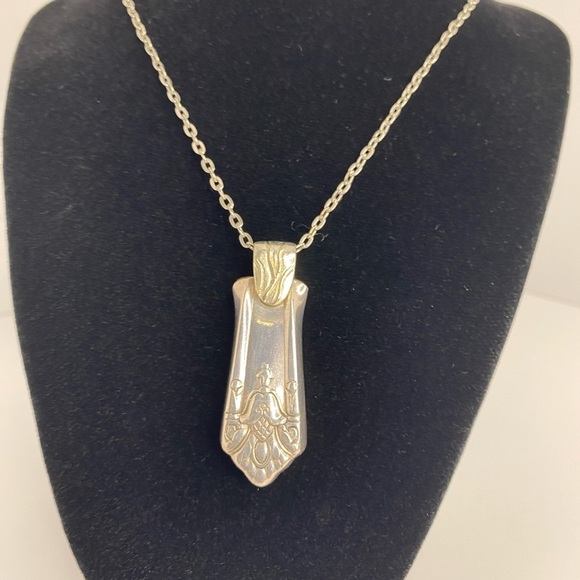 Knife 🔪 End Necklace and Small Spoon Tea Spoon 🥄 Ring - Picture 6 of 8